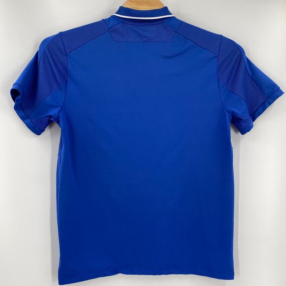 RLX Ralph Lauren‎ Mens Large Solid Blue Short Sleeve Golf Polo Shirt - Picture 6 of 6